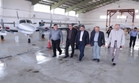 بازدید رییس سازمان حفظ نباتات کشور از شرکت خدمات هواپیمایی ویژه قزوین
